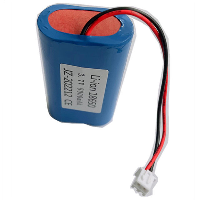 بطارية لي آيون 18650 مخصصة بطارية لي آيون 2200mah خلية 2S1P حزمة Icr18650 7.4v للكاميرا