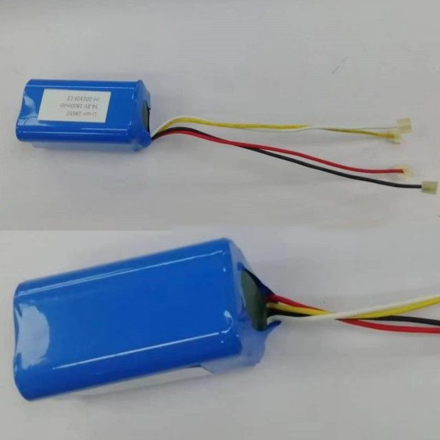 بطارية مخصصة بقوة 14.8 فولت 2200mah 18650 خلية 4s1p مع BMS للمكنسة