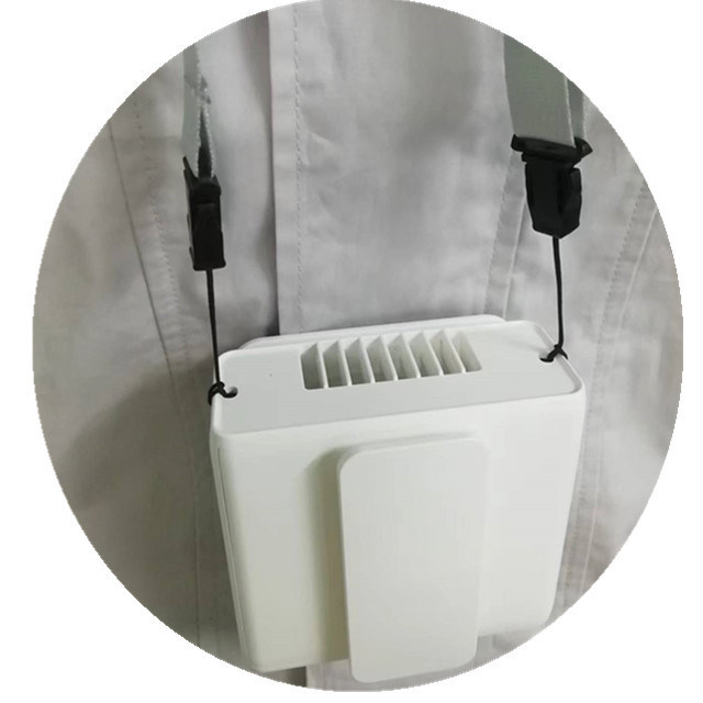 مروحة حزام شخصية متعددة الوظائف معلقة على الرقبة مروحة مشبك الخصر مدمجة بطارية 5000mAh مروحة محمولة 5V USB