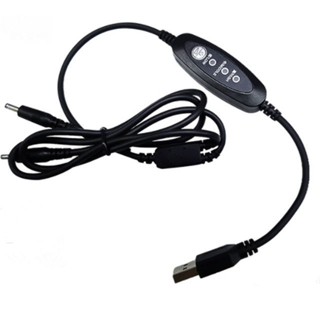 جهد كبل USB DC منخفض الجهد 13 سم بزاوية مستقيمة كابل تبديل طاقة USB