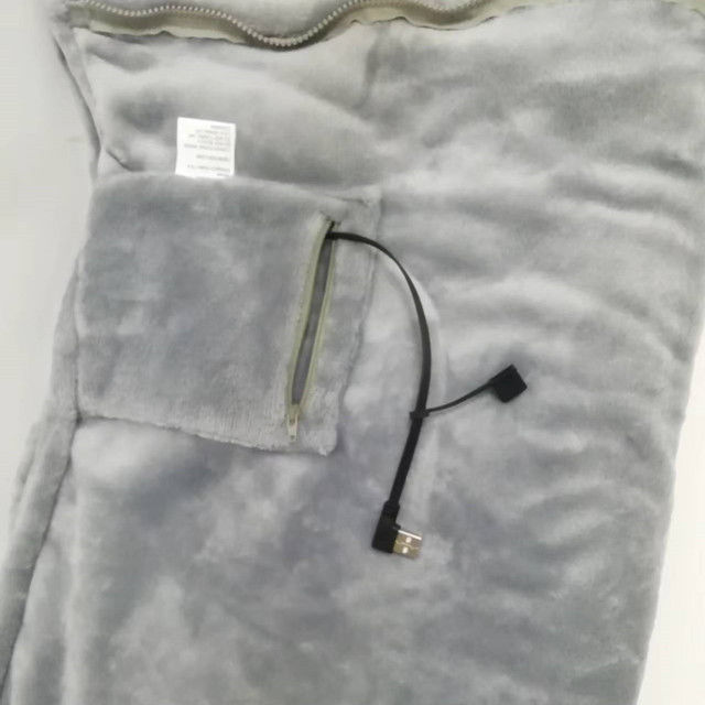 بطانية الأشعة تحت الحمراء ذات الجهد المنخفض 80 × 150 سم ملاءة سرير آمنة مع USB
