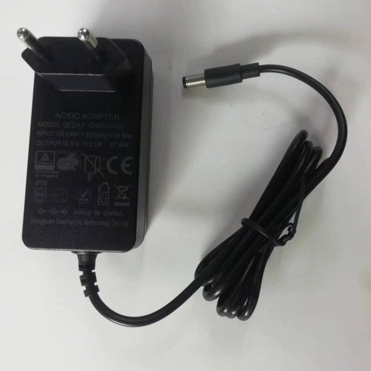 12.6v 3a AC Dc محول شاحن القياسية الأوروبية الدبوس Dc5.5x2.1mm الذكور