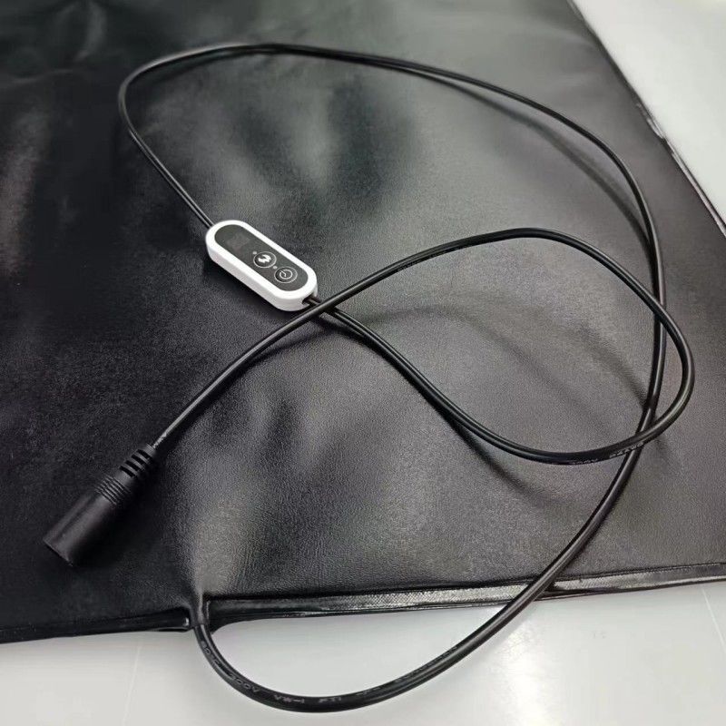 مساحة حرارة PVC للحيوانات الأليفة 12V وسادة تسخين 60x40 سم مع جهاز تحكم درجة الحرارة للكلب والقطة