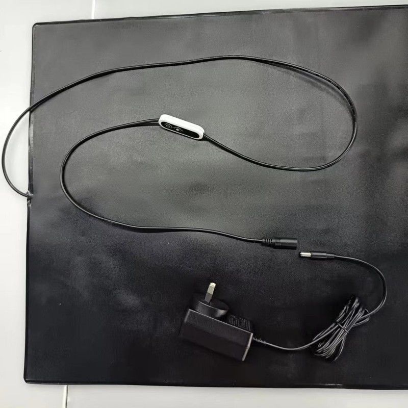 مساحة حرارة PVC للحيوانات الأليفة 12V وسادة تسخين 60x40 سم مع جهاز تحكم درجة الحرارة للكلب والقطة
