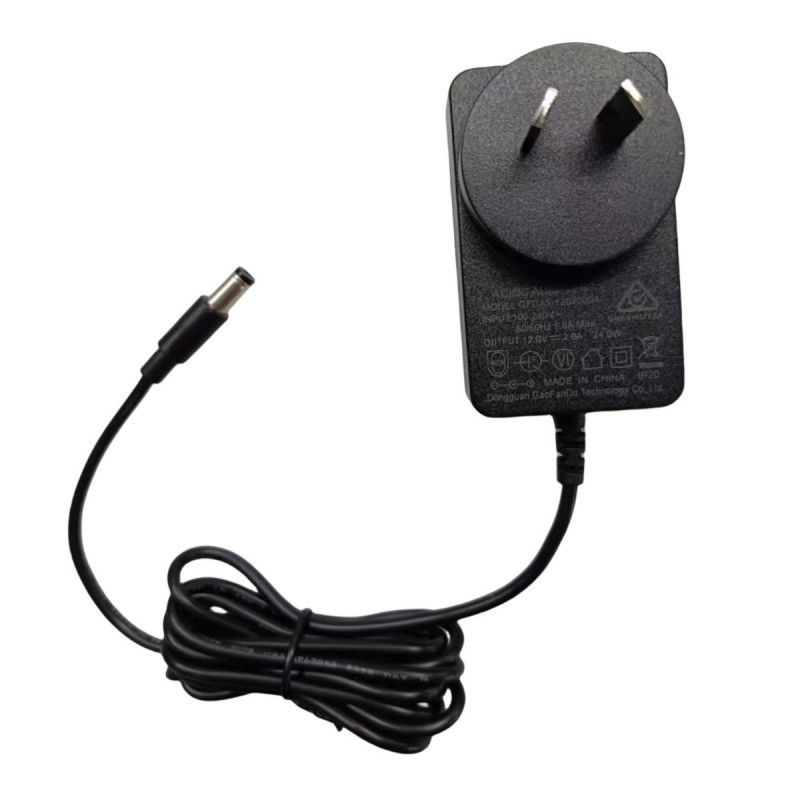 محول AC / DC 12V 2A شاحن AU وصلة DC 5.5x2.1mm وصلة الذكور