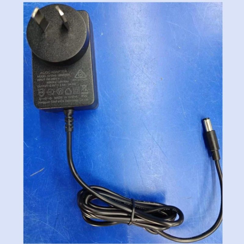 محول AC / DC 12V 2A شاحن AU وصلة DC 5.5x2.1mm وصلة الذكور