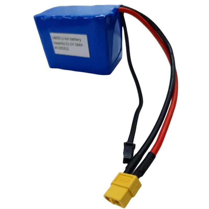3S5P 18650 باك بطارية 11.1V 16Ah مع رابط شحن MX3.0 تفريغ XT60