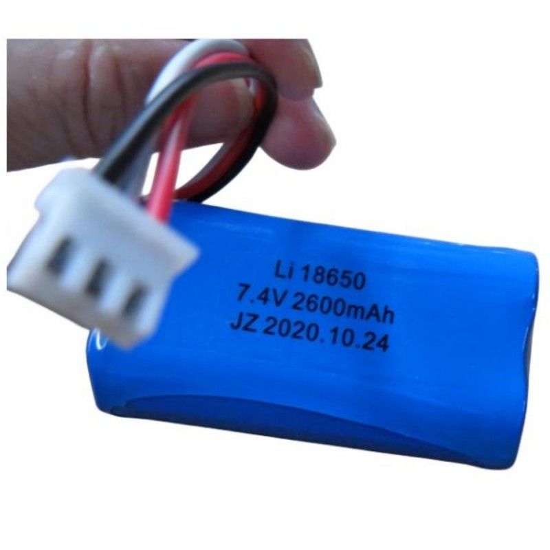 7.4 فولت 2600mAh 18650 باك بطارية الخلية مع 3 إشارات و 3 دبوس الاتصال لجهاز البوس