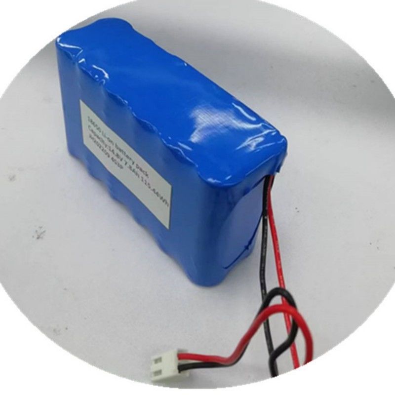 بطارية 18650 بطارية 4s3p 14.8V 7.8Ah بطارية مع اتصال 2-Pin للضوء LED