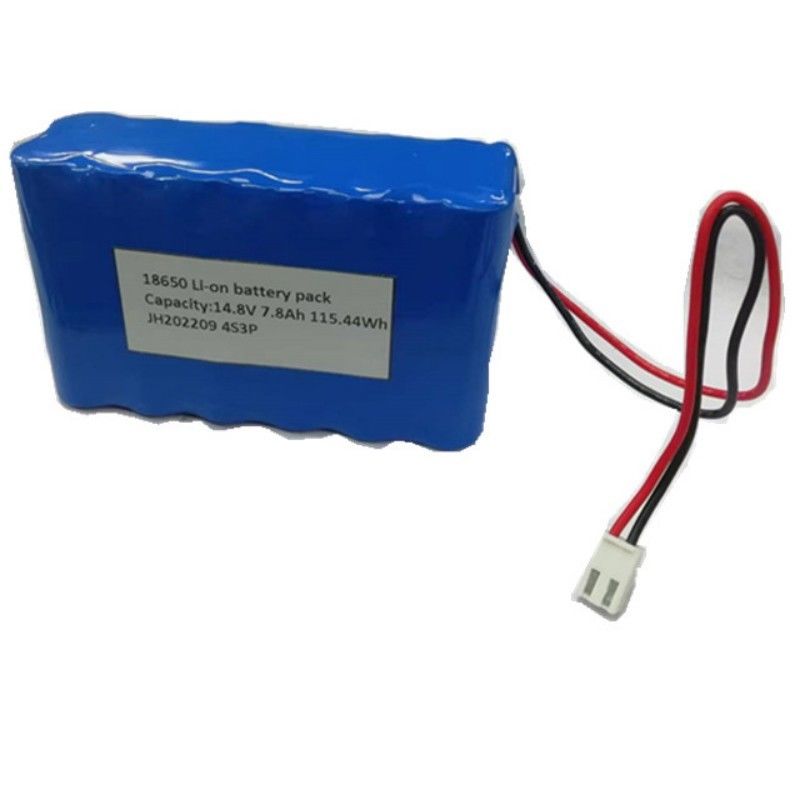 بطارية 18650 بطارية 4s3p 14.8V 7.8Ah بطارية مع اتصال 2-Pin للضوء LED