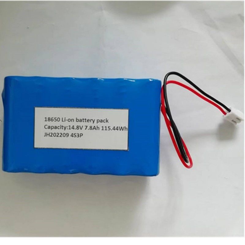 بطارية 18650 بطارية 4s3p 14.8V 7.8Ah بطارية مع اتصال 2-Pin للضوء LED