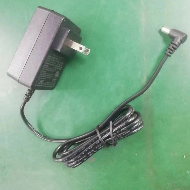 شاحن بطارية 12 فولت 2A US Plug DC Bend Head 90° 2.1 ملم