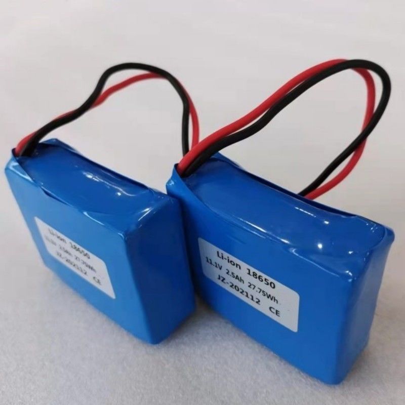 بطارية عالية التفريغ 3S1P 18650 2500mAh 8C 11.1V بطاريات للأجهزة الطبية