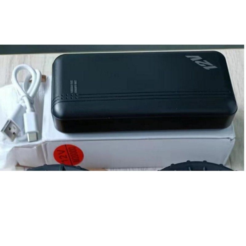 بطارية لي أيون بطارية طاقة 12 فولت بطارية مروحة 20000mah تعمل 10-12 ساعة للملابس مكيفة الهواء