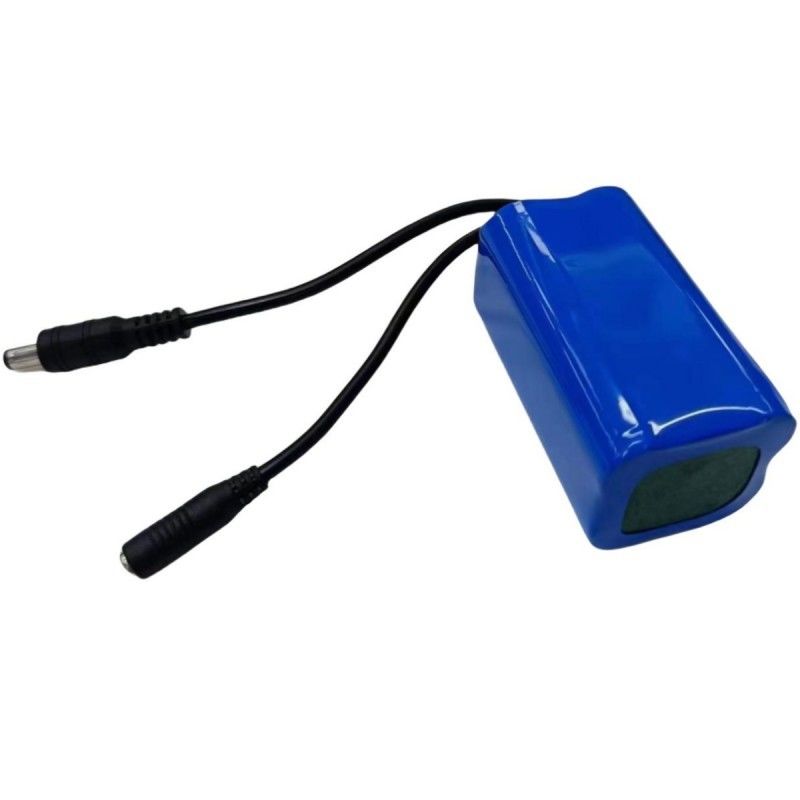 بطارية LED Strip Light بطارية 7.4 فولت Max Capacity For 4cells 18650 بطارية With DC Plug