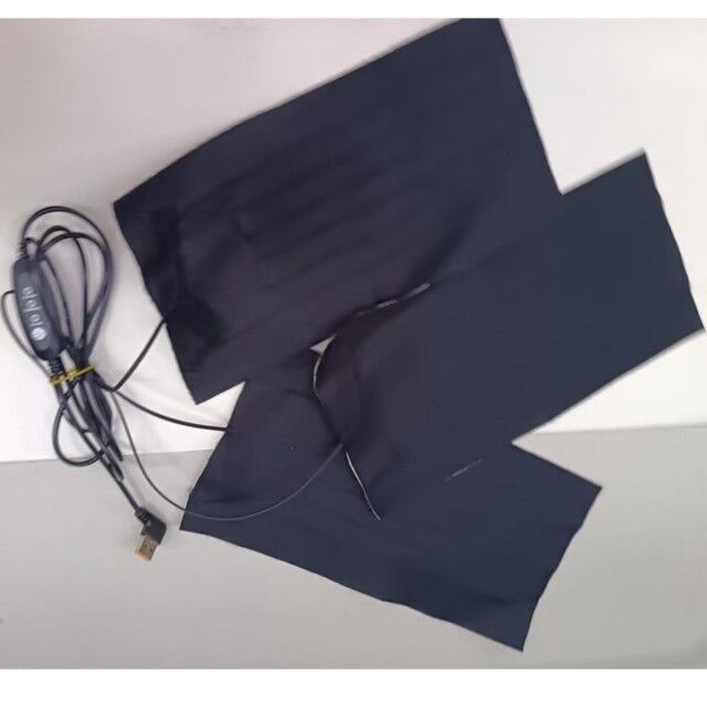 وسادة تسخين مخصصة 30X15cm 3سطحات في واحد 12V سخان القماش مع جهاز تحكم مفتاح USB لكرسي التسخين